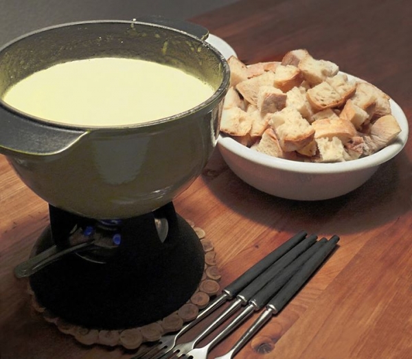 Wine and Cheese Fondue... The ev